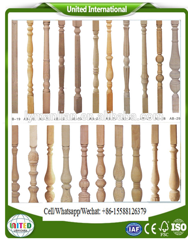 wood stair spindles indoor decorative columns