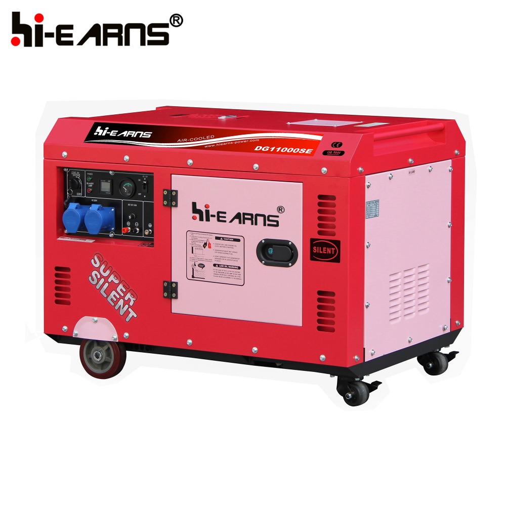 Factory Direct Low Price 198FA Engine Air-cooled Soundproof Diesel Generator with ISO90001 certified CE proved