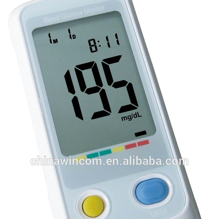 Medical BLOOD GLUCOSE METER AG-605A with LCD display