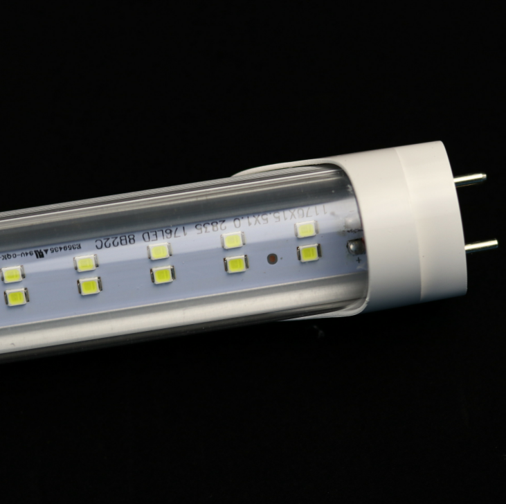 T8 8ft LED Tube Light 60W  6500K Bright Cool White, Clear Cover, Dual-End Powered, FA8 Single Pin Base