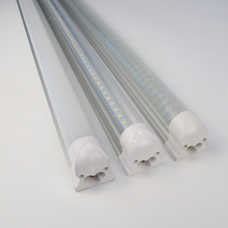 6500k 5500k T8 2400mm 8ft 85-265v led integrated high power tube light