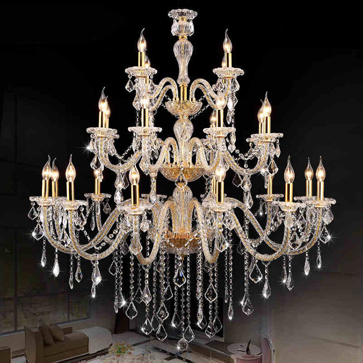 Factory Candle Light Metal Shopping Mall Chandelier Import From China