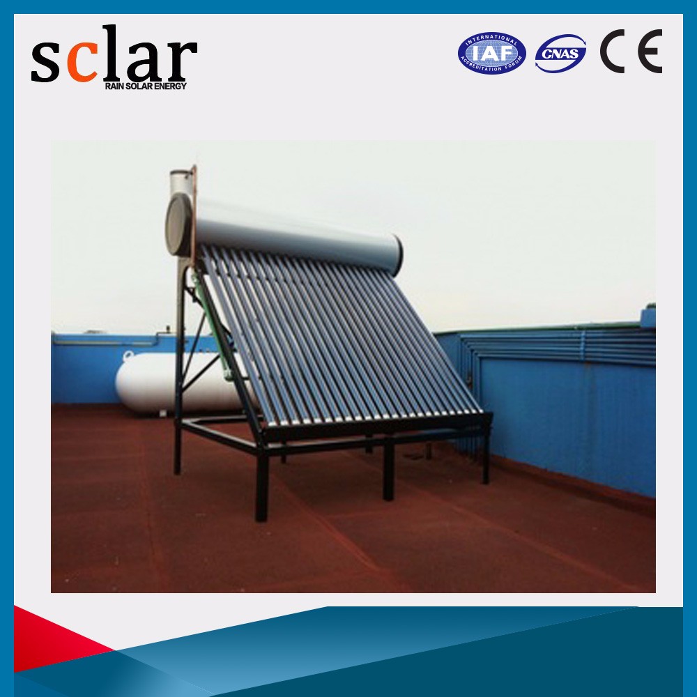 China supplier 200 liter portable solar water heater system assistant tank