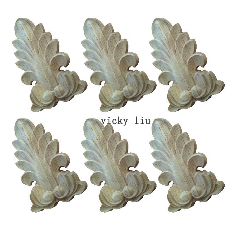 embellishment Embossed Acanthus Applique furniture decoration wood