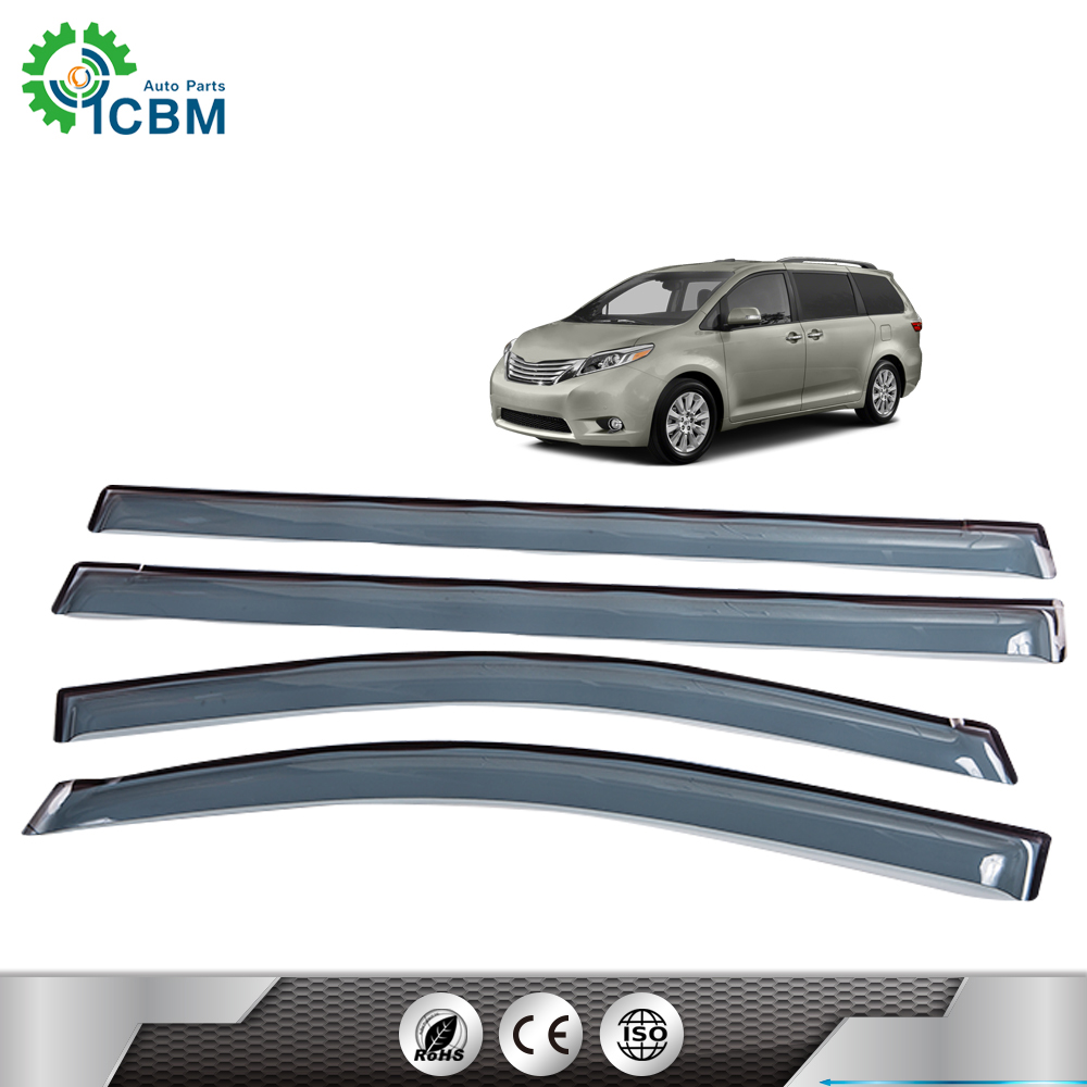 Best Quality Car Exterior Accessories Sun Guard Rain Shield Deflector Visors Auto Door Window Visor