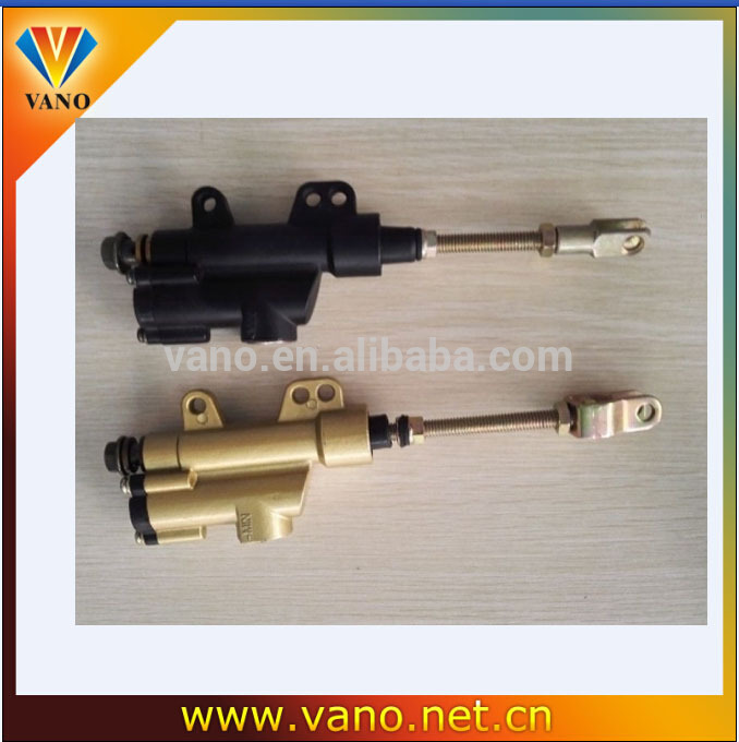 Universal GY6 50 150 CC motorcycle rear master cylinder golden motorcycle disc rear brake pump