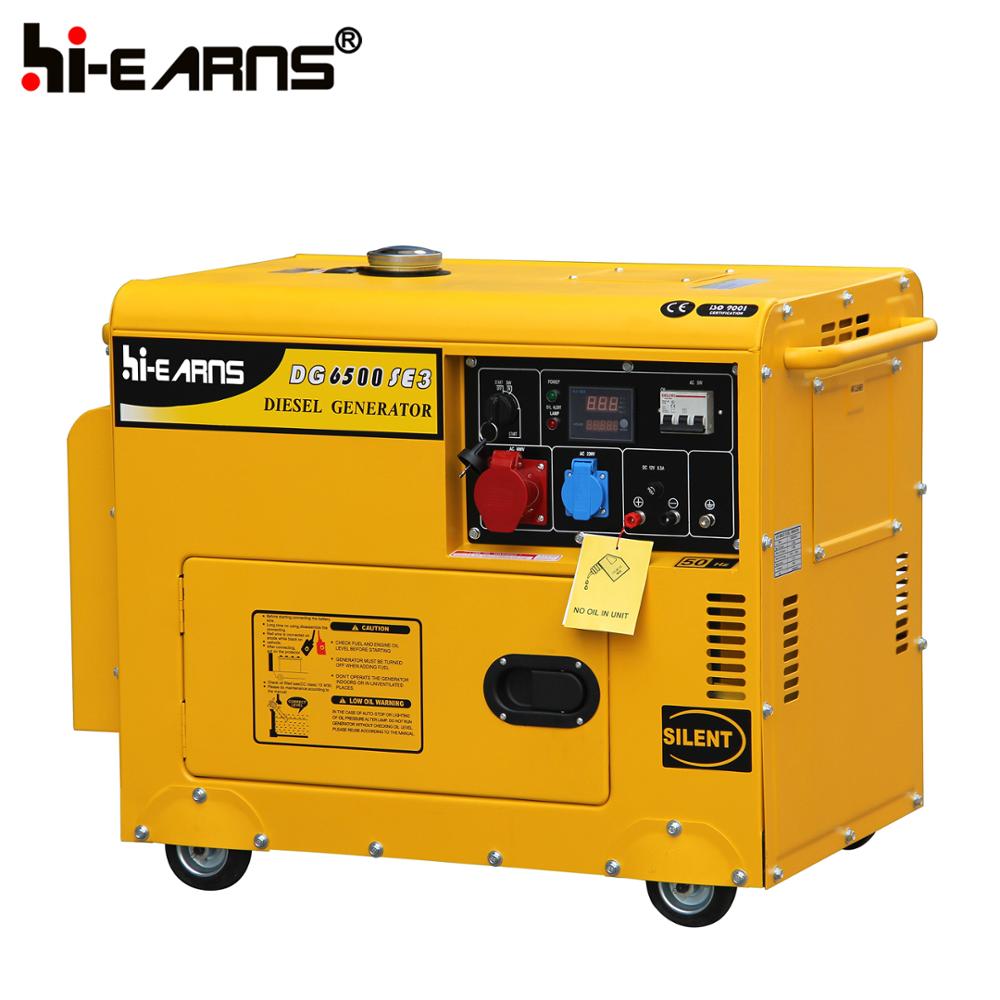 Low price air cooled single cylinder 5KW diesel generator