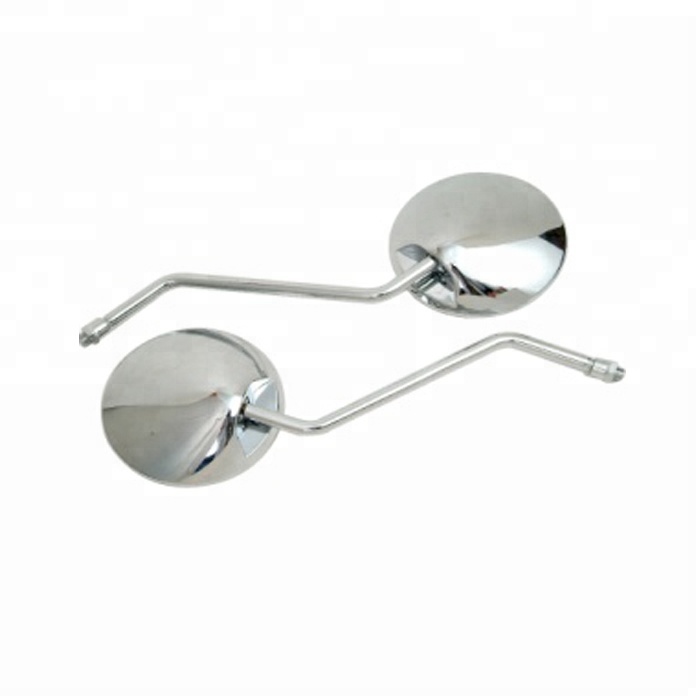 Silver Stainless Simson MZ Motorcycle Side Mirror