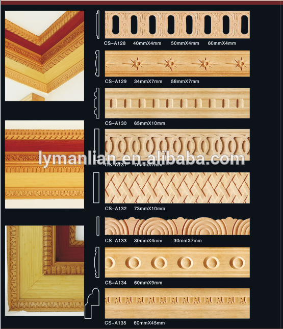 Cnc Wood Furniture Trim Molding
