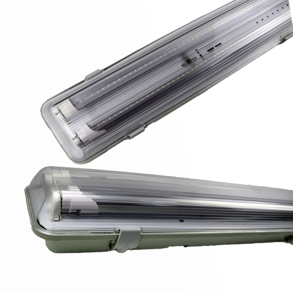 Full PC LED Batten 60cm 120cm 1500mm emergency IP65 led tri-proof light