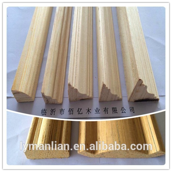 low price wood moulding wood skirting