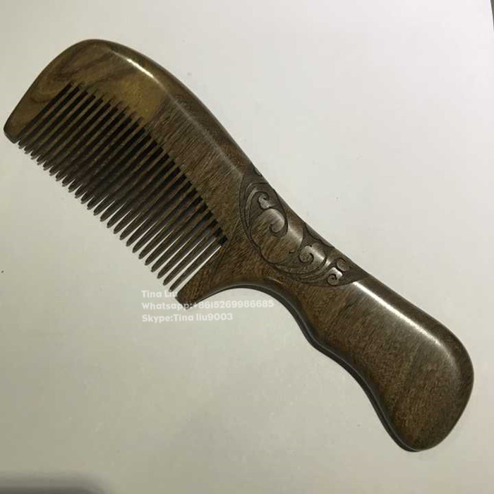 High quality wholesale wood travel hair comb