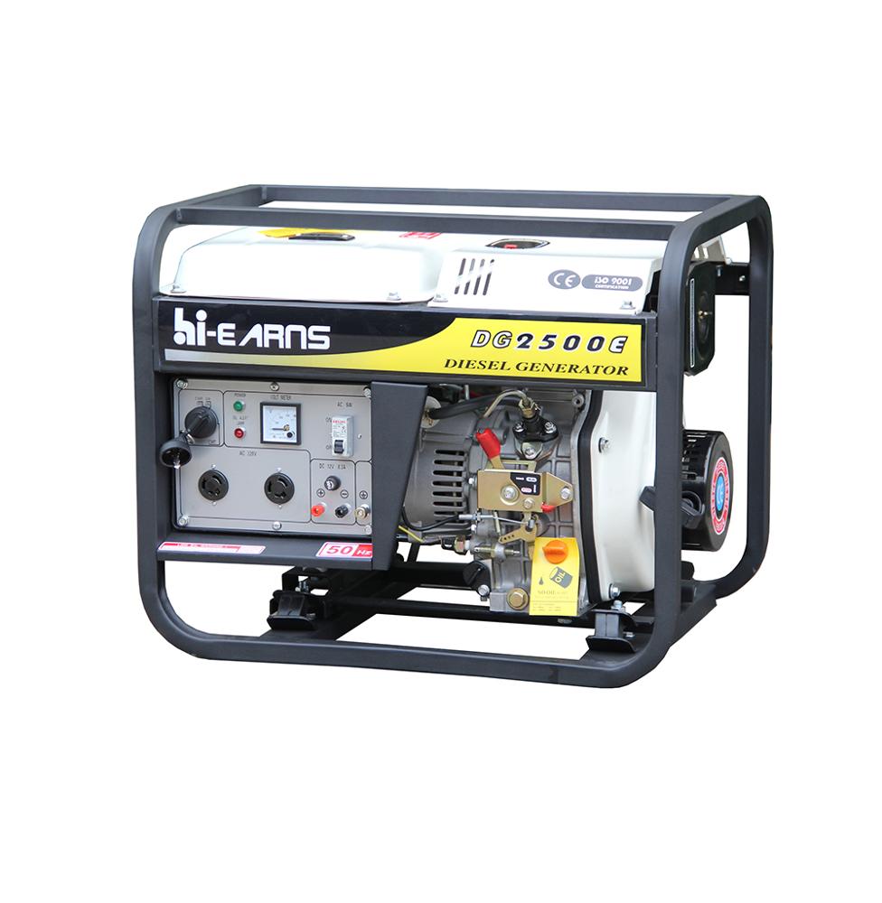 air-cooled small 2kva diesel generator price