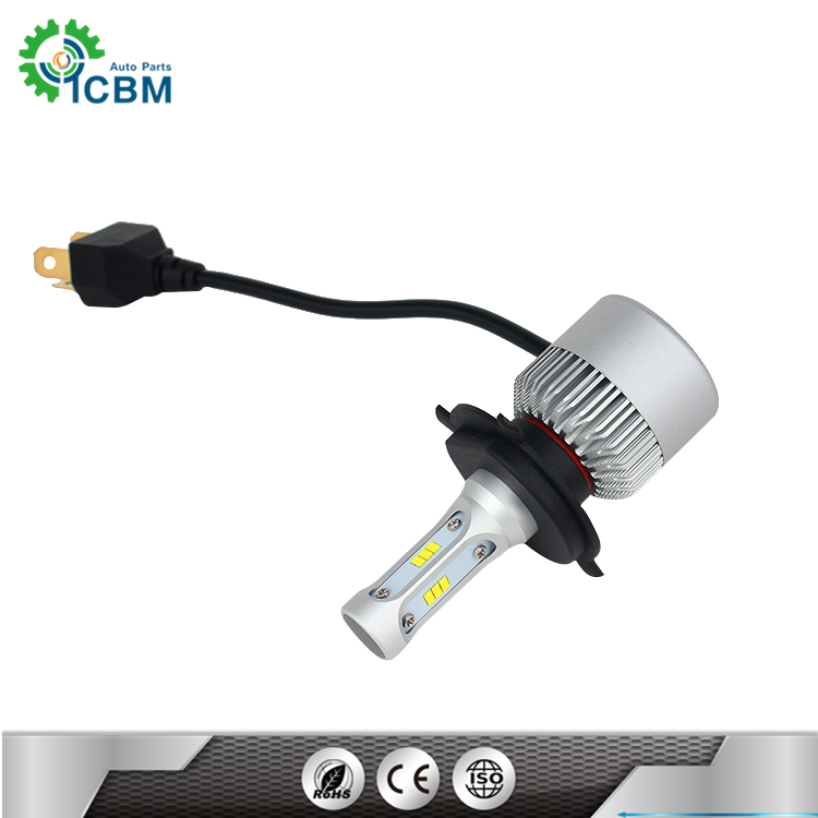 Super bright 8000LM COB LED 32W H1 H3 H8 9005 9006 H10 H13 H4 H7 auto lamp car led headlight bulb