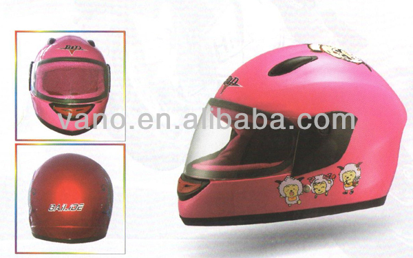 Factory Sale DOT Approved ABS Shell Cartoon Motorbike Helmet for Kids
