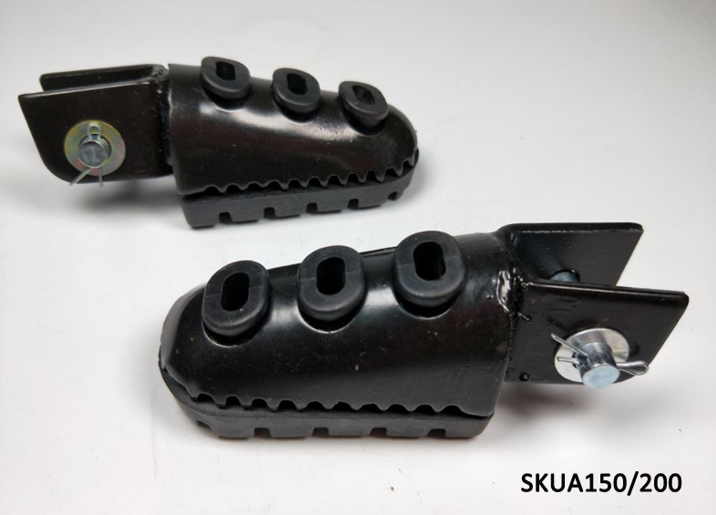 Rubber Foot Pegs, SKUA 150 200 Motorcycle Footrests, Foot Pedals