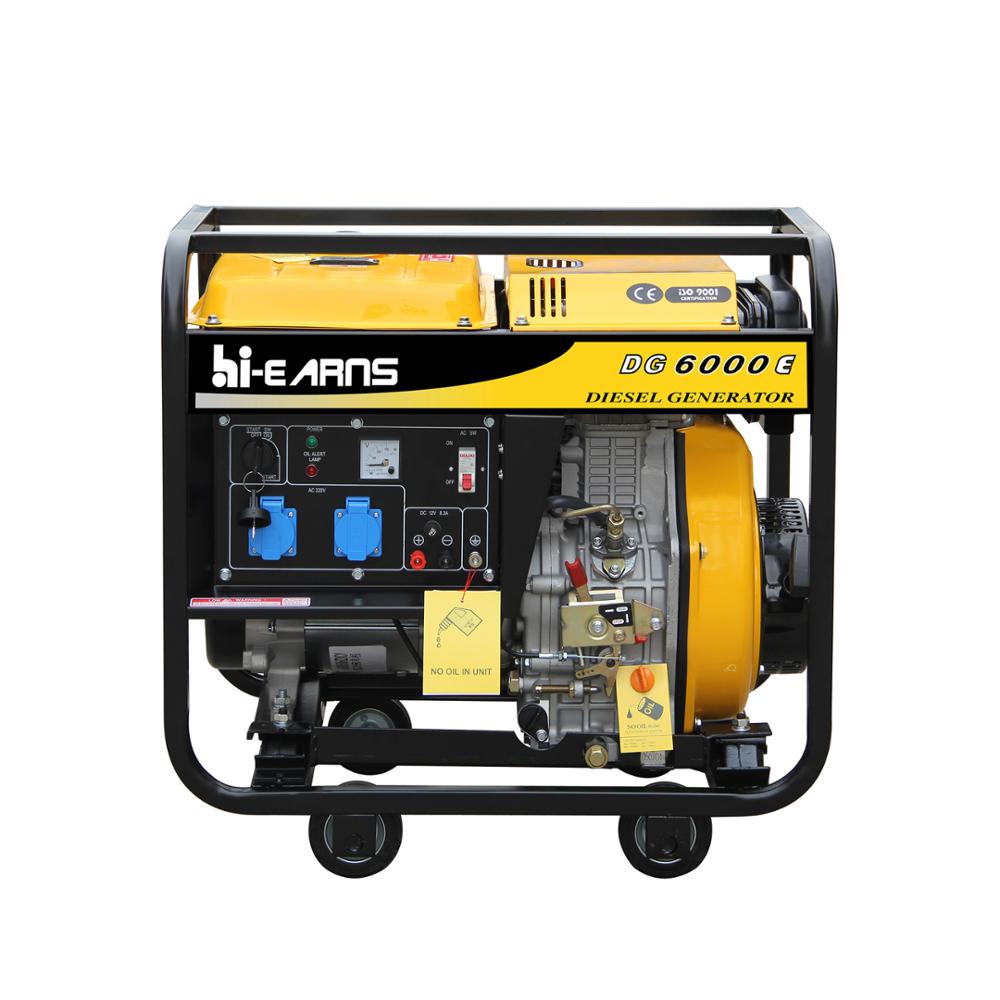 5KW open type single phase Portable Camping diesel Generator