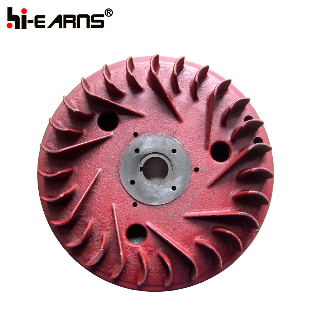 Iron cast flywheel for single cylinder diesel engine spare parts