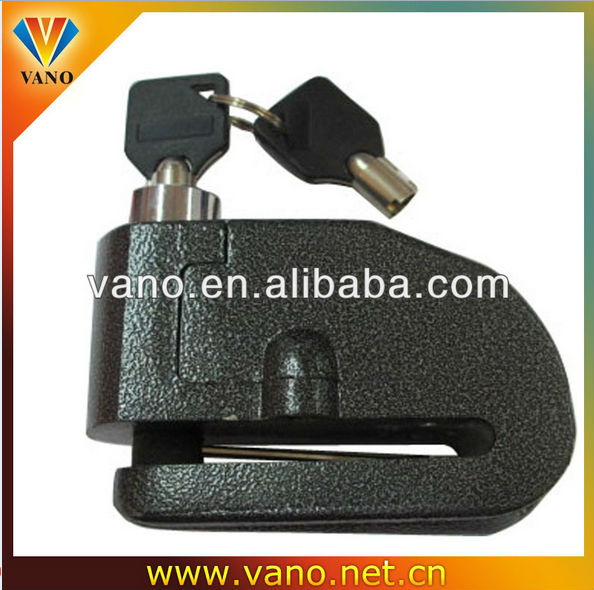 high security motorcycle scooter disc lock alarm