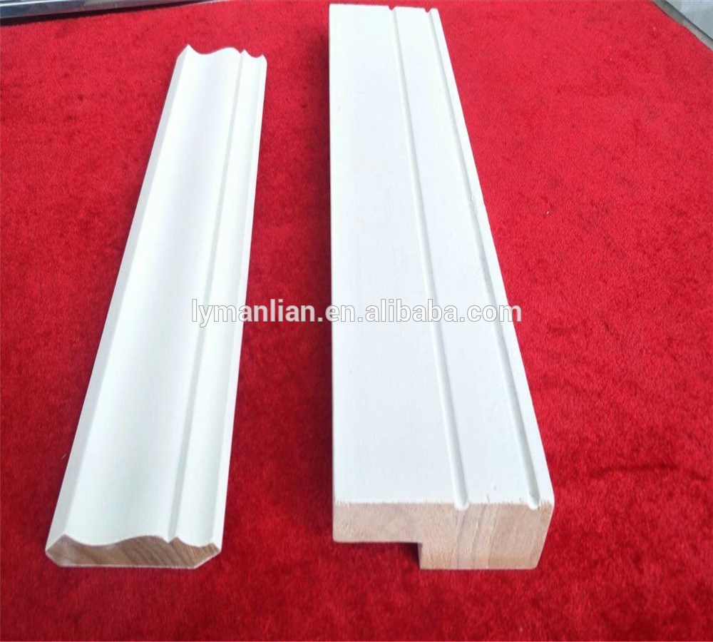 Gesso coated Wooden Primed Radiata Pine FJ Finger joint Wood Moldings
