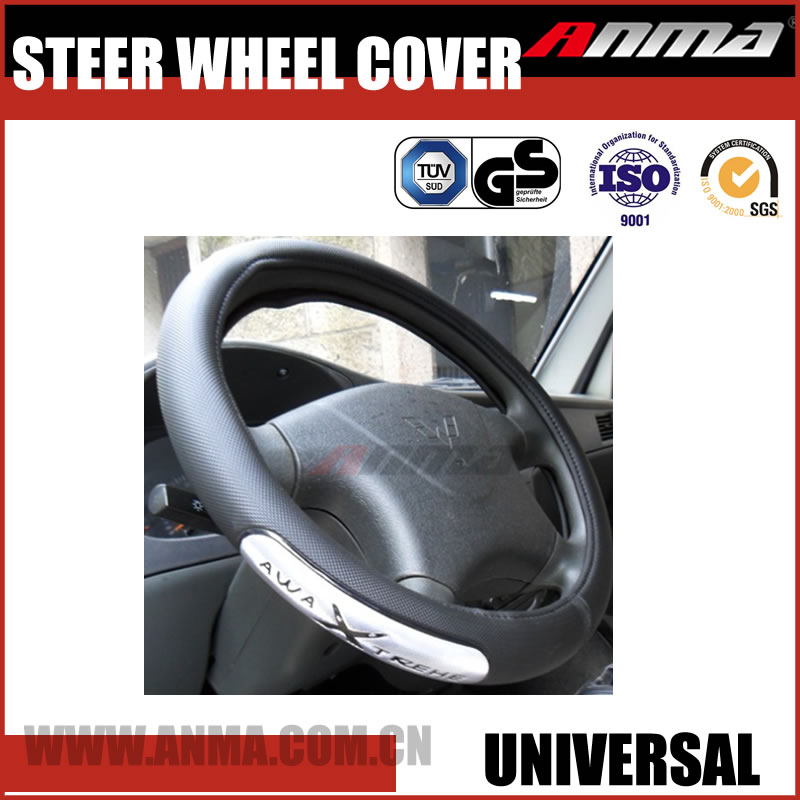 bus steering wheel cover leather