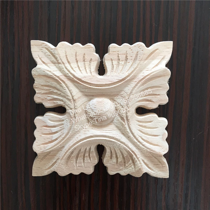 Carved Decorative Wood Rosettes