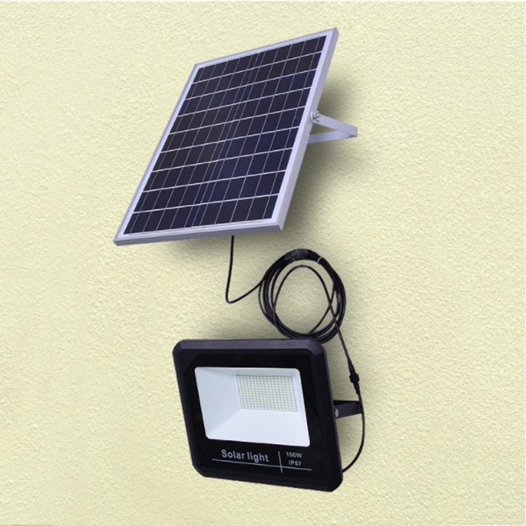 Solar Power Led Lighting 20W 40W 60W 100W Led Floodlight with photocell sensor