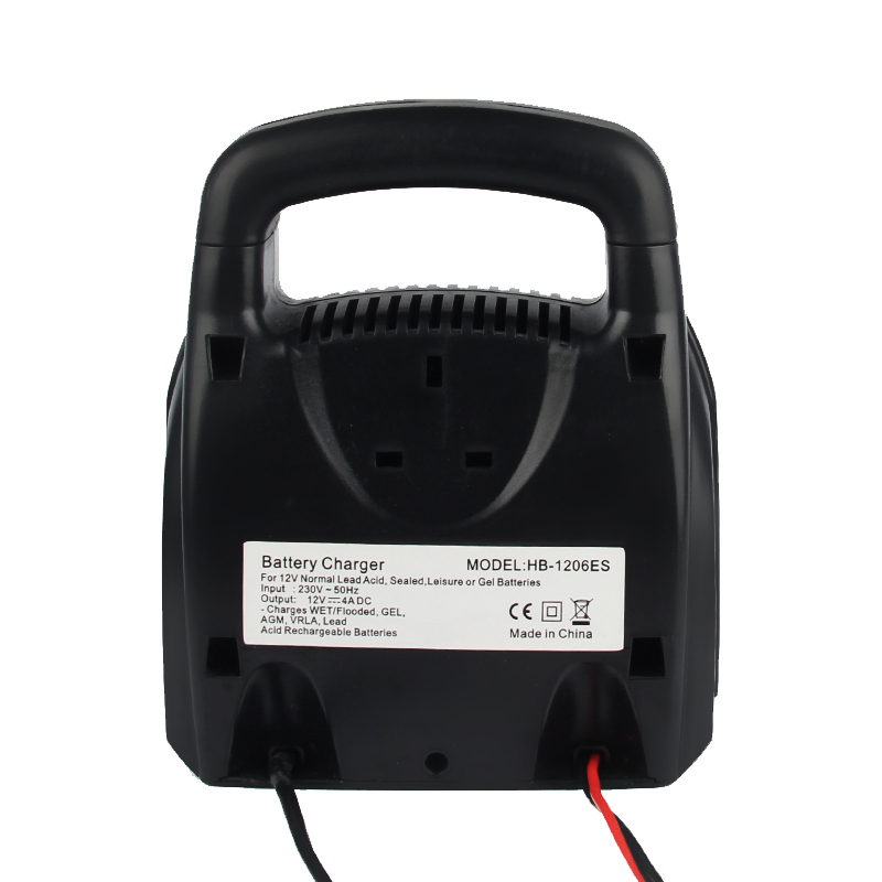Black Color Portable Car Battery Charger 12V/3.5A 51W