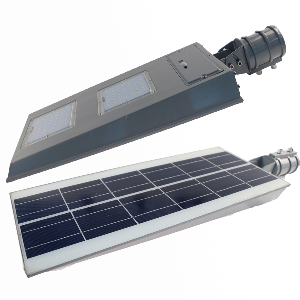 Shenzhen LED solar lighting manufacturer 10w 20w 30w All in one Solar LED street lamp