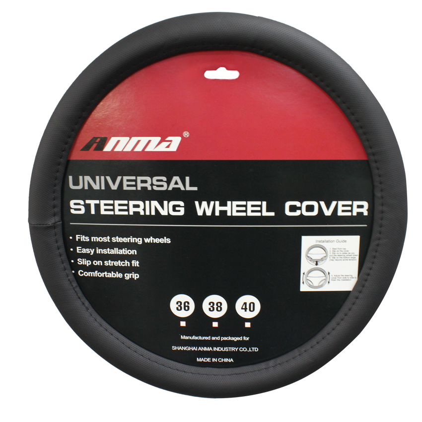 Genuine Leather DIY Car Steering Wheel Cover
