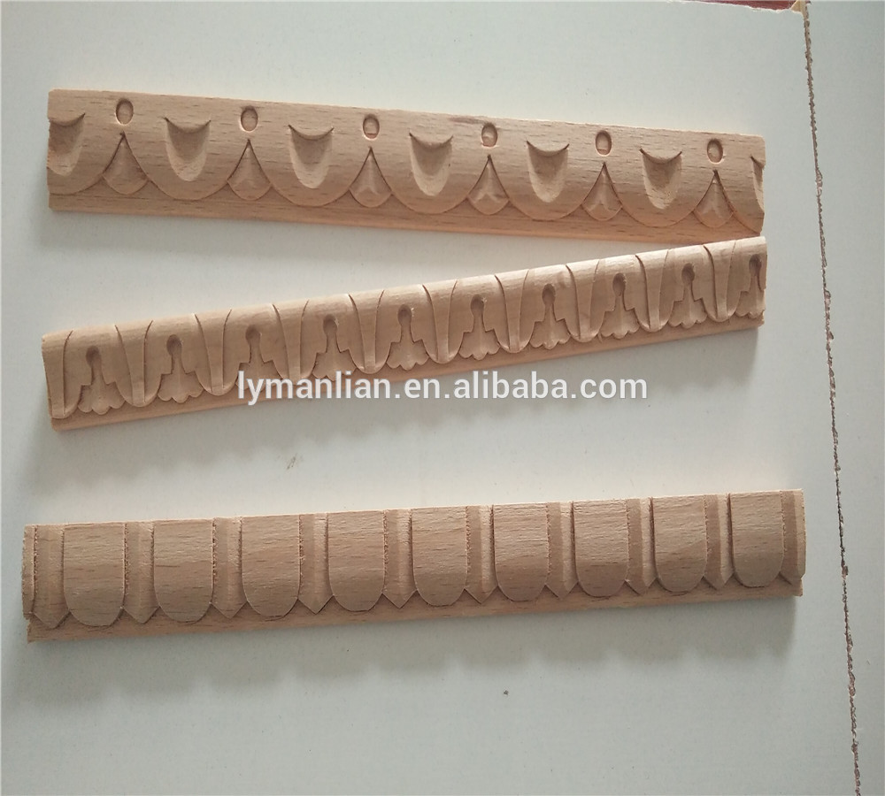 Beech Embossed egg and dart wood moldings wooden mouldings