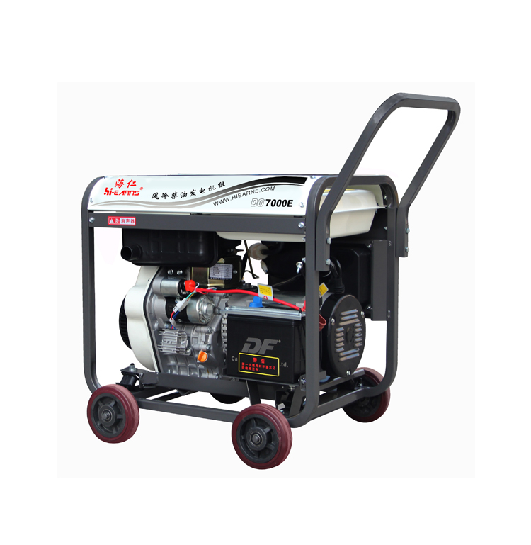 Portable Open Frame Type Air cooled diesel engine 5.5kw generator