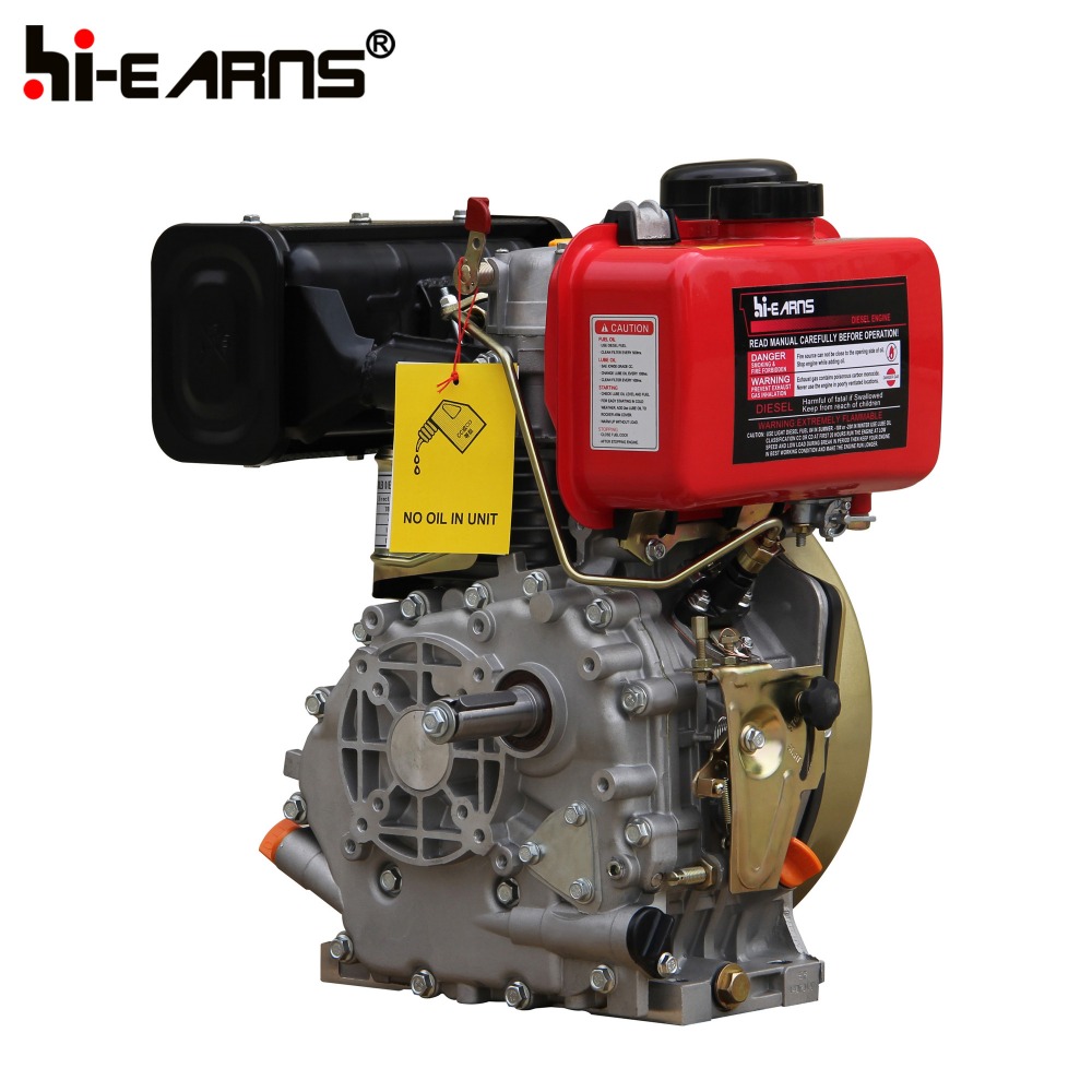 178FS 6hp 1500rpm 1800rpm keyway shaft air cooled diesel engine