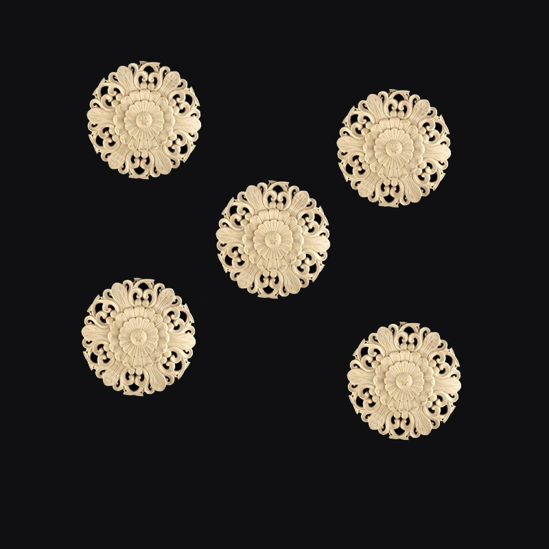 Europe furniture indoor wooden parts decoration appliques