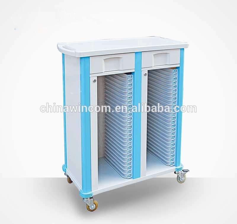 Hospital File Patient Records medical Trolley With Drawers