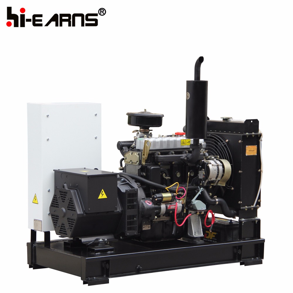 portable water-cooled open frame type 20 kva generator