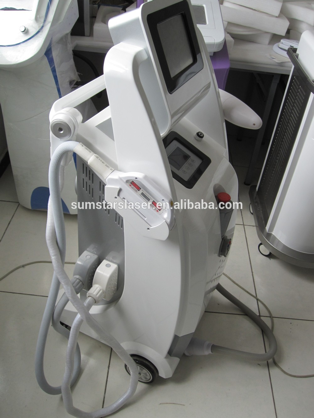 Easy operation multifunction IPL E-light +nd yag laser +RF rf beauty equipment sorisa beauty equipment