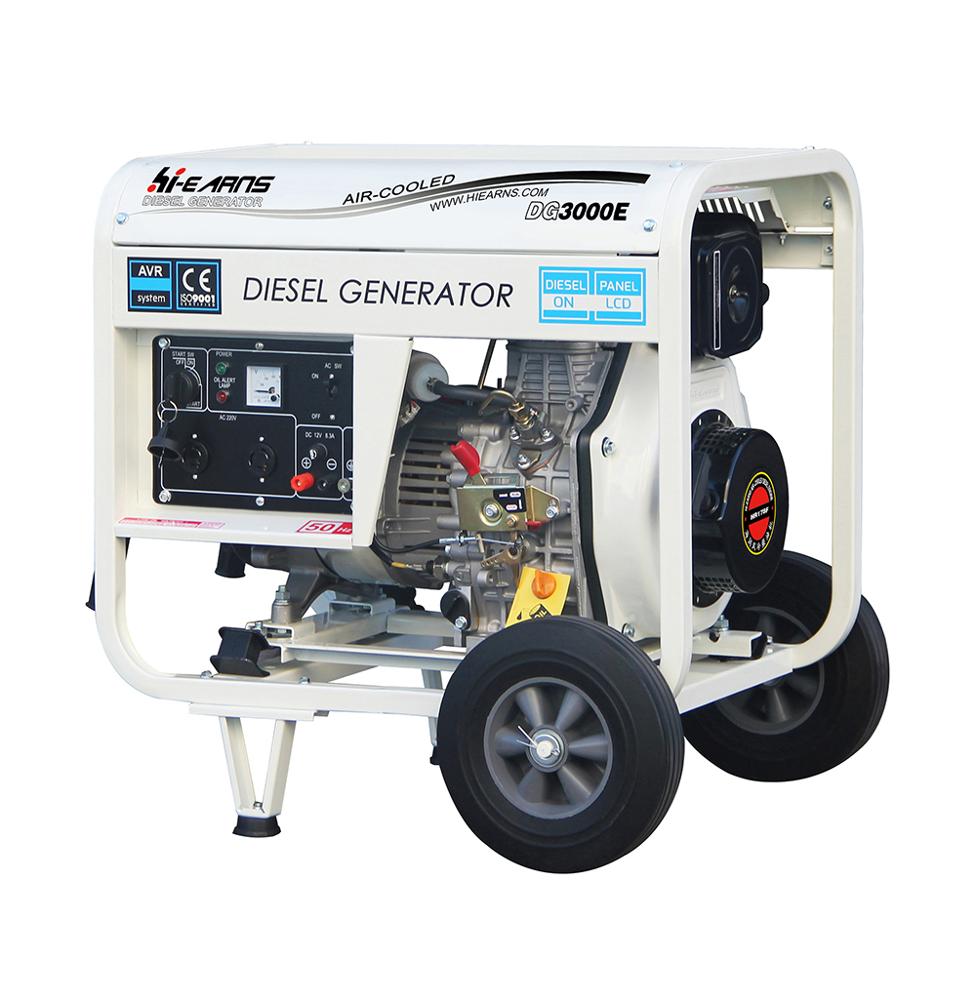 3KW open type portable diesel generator for sale