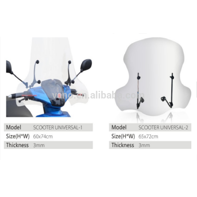 universal motorcycle windshield for motorcycle