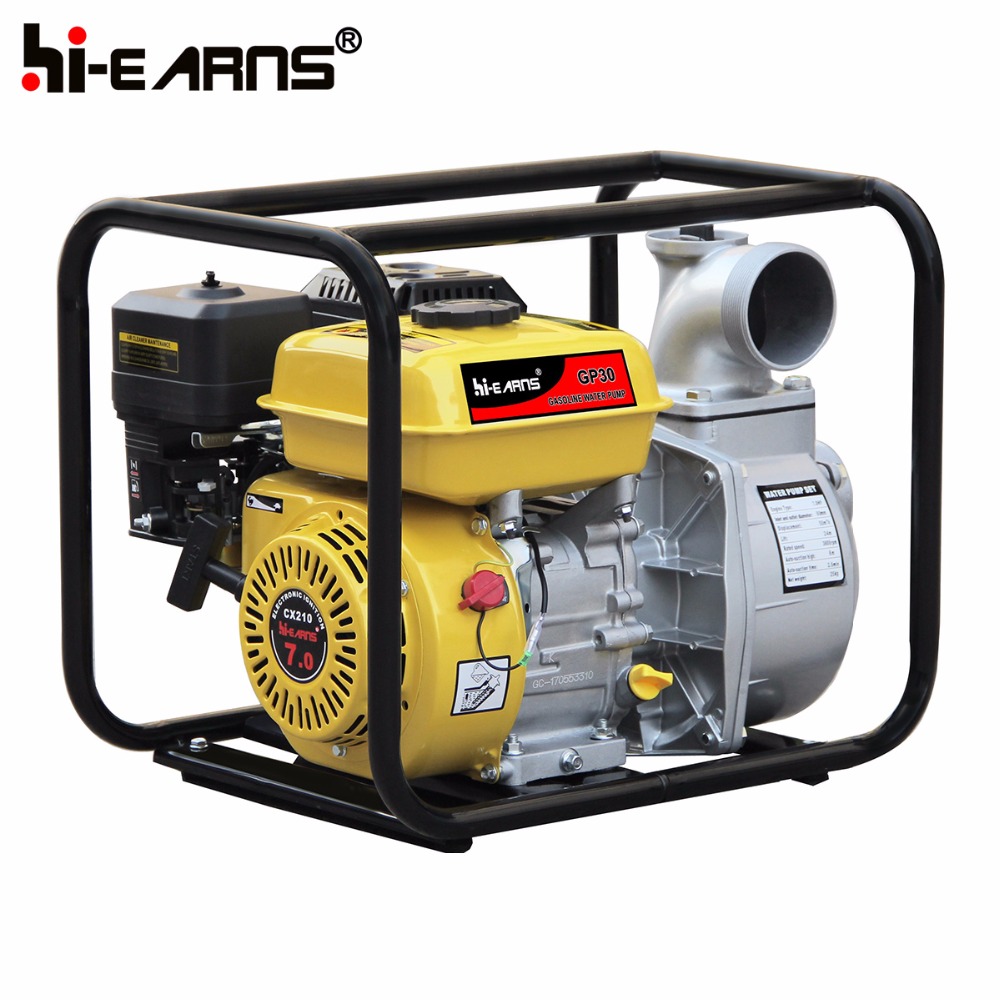 3 inch gasoline water pump 7.5hp water pump