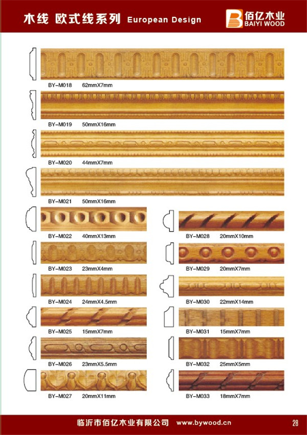 china cornice carved beech wood moulding