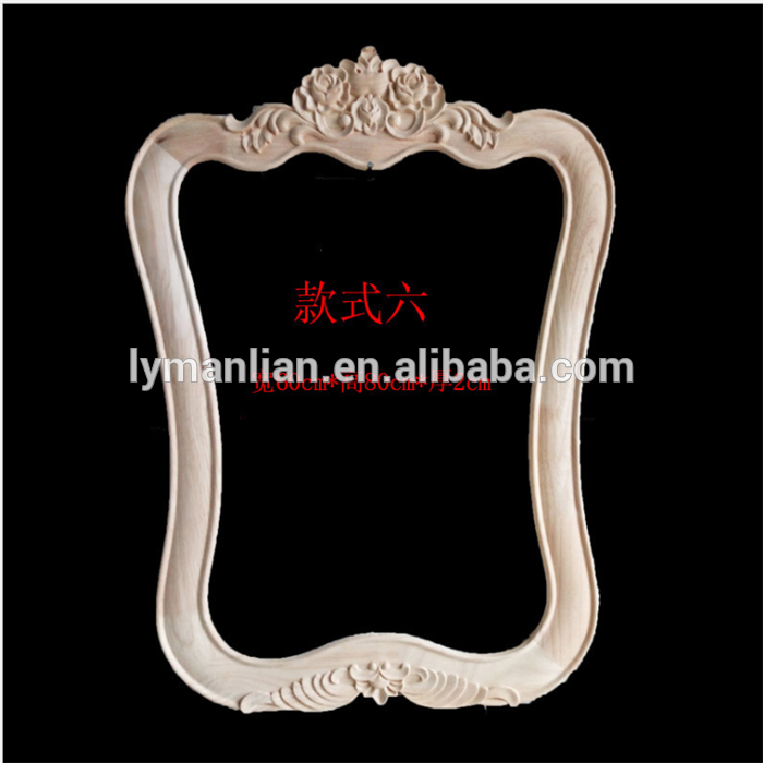 unfinished wooden mirror frames