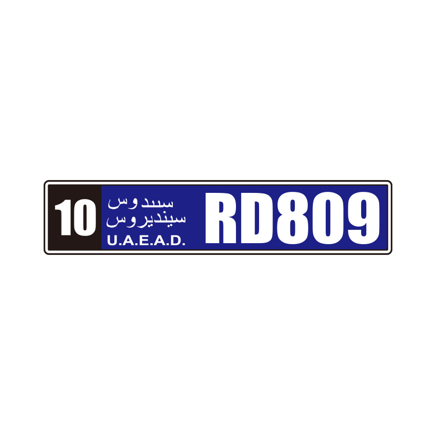 New Arrival design aluminum embossed car vehicle number license plates