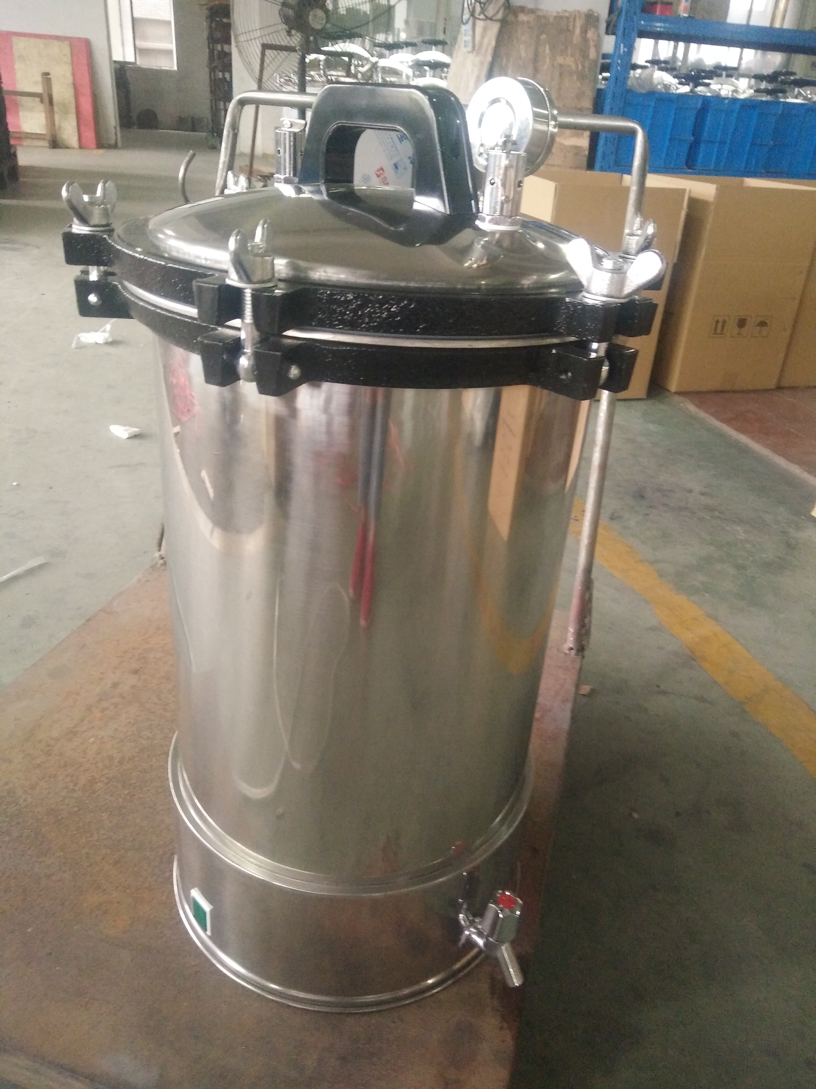 WINCOM 24L Electric Heated Autoclave and Portable Deepened Autoclave Machine AT-P24