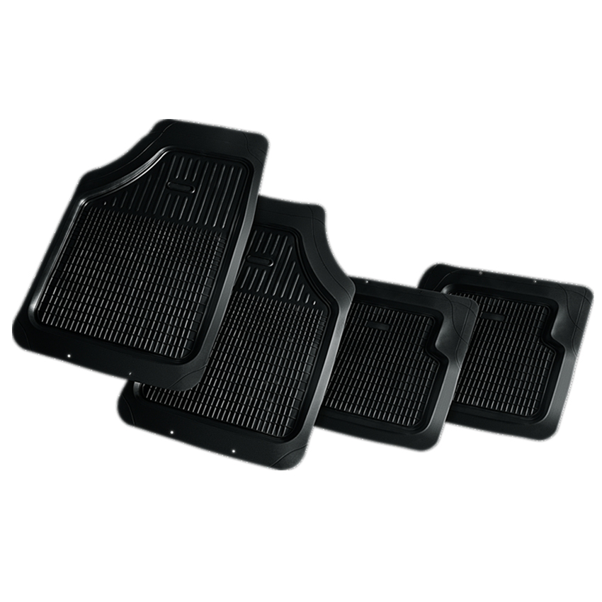 4.5KGS 4pcs/set  anti-slip PVC rubber car floor foot mat