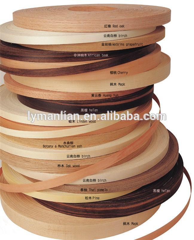 walnut Wood Veneer Edgebanding for Plywood Edges and furniture decoration