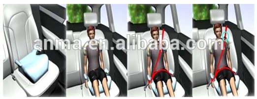 portable child booster seat safety baby car seat for 3~5 years old