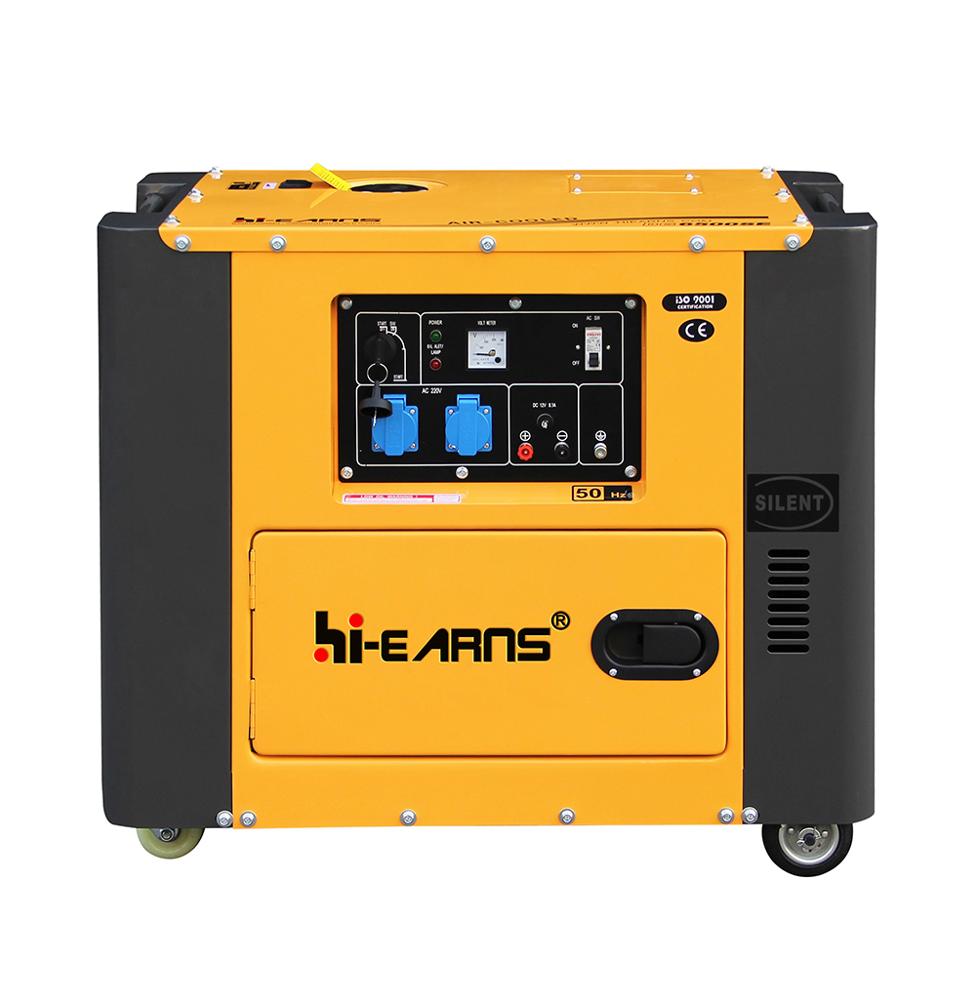 5KVA single cylinder silent diesel generator price DG6500SE