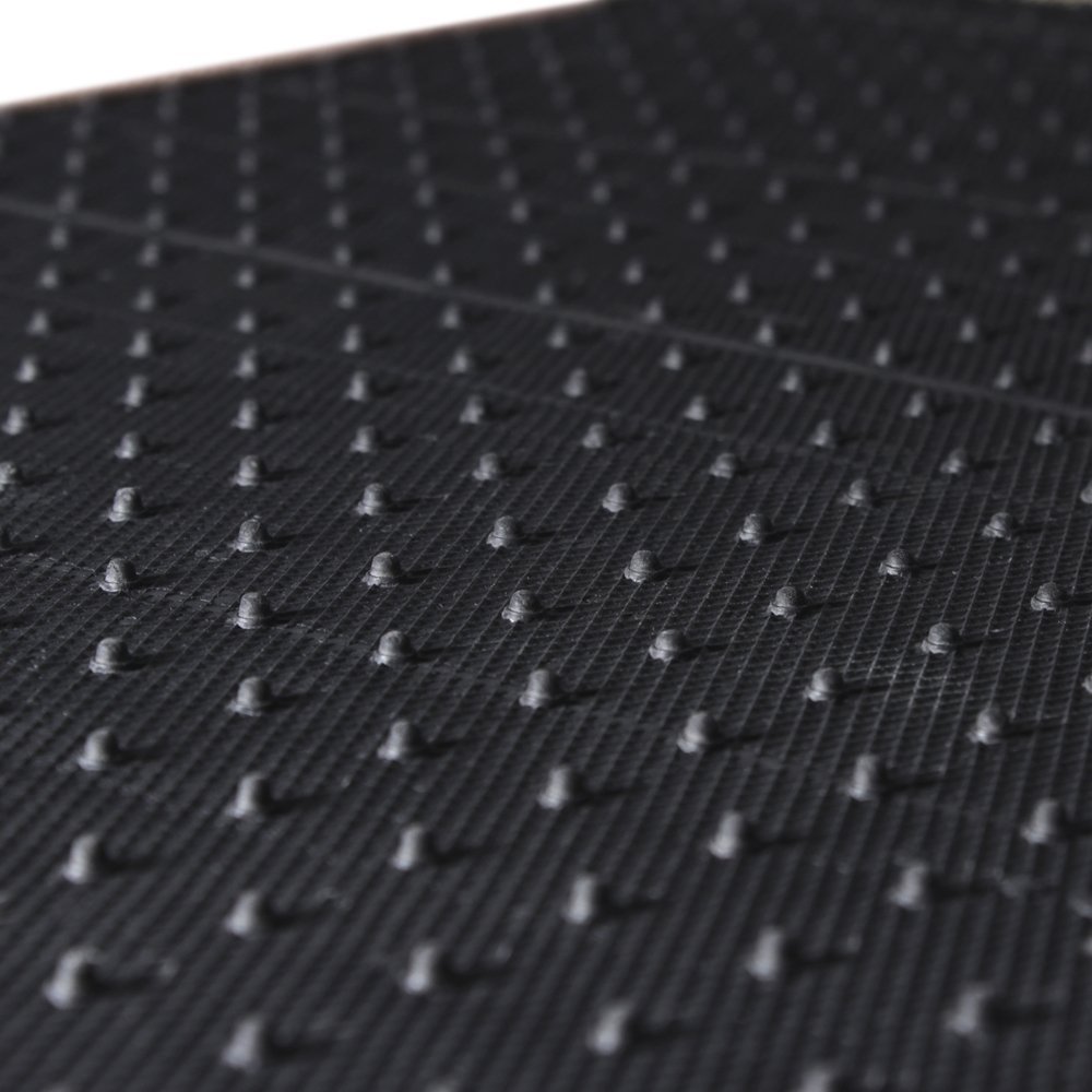Black Color Universal PVC Backing Car Carpet Foot Mat