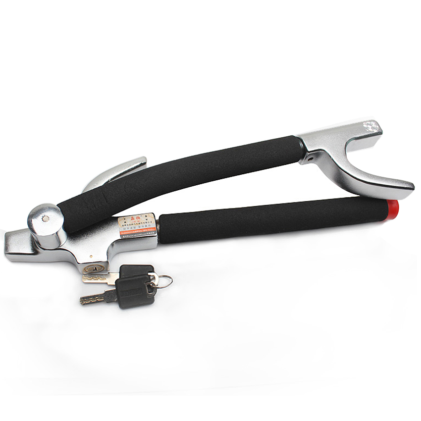 Aluminum Alloy Black Anti Theft Car Steering Wheel Lock